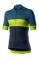 CASTELLI Kurzarm Fahrradtrikot - PROLOGO VI - Blau/Grün