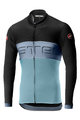 CASTELLI Langarm Fahrradtrikot für den Sommer - PROLOGO VI SUMMER - Hellblau/Grau