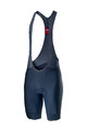 CASTELLI Kurze Fahrradhose mit Trägern - ENTRATA - Blau