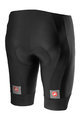 CASTELLI Fahrradshorts ohne Träger - ENTRATA - Schwarz