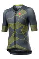 CASTELLI Kurzarm Fahrradtrikot - CLIMBER'S 3.0 - Grau/Gelb
