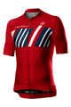CASTELLI Kurzarm Fahrradtrikot - HORS CATEGORIE - Rot