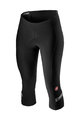 CASTELLI 3/4 lange Fahrradhose ohne Träger - VELOCISSIMA 2 LADY - Türkis/Schwarz