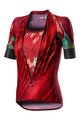 CASTELLI Kurzarm Fahrradtrikot - CLIMBER'S LADY - Rot