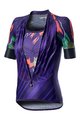 CASTELLI Kurzarm Fahrradtrikot - CLIMBER'S LADY - Lila