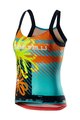 CASTELLI Fahrrad-Muskelshirt - UPF0 LADY - Gelb/mehrfarbig
