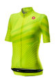 CASTELLI Kurzarm Fahrradtrikot - SUBLIME LADY - Grün/Gelb