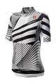 CASTELLI Kurzarm Fahrradtrikot - SUBLIME LADY - Schwarz/Weiß