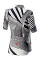 CASTELLI Kurzarm Fahrradtrikot - SUBLIME LADY - Schwarz/Weiß