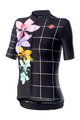 CASTELLI Kurzarm Fahrradtrikot - FIORITA LADY - Schwarz