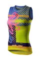 CASTELLI Ärmelloses Fahrrad-Shirt - PRO MESH W LADY - mehrfarbig/Rosa