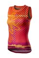 CASTELLI Ärmelloses Fahrrad-Shirt - PRO MESH W LADY - mehrfarbig/Orange
