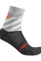 CASTELLI Klassische Fahrradsocken - TALENTO W LADY - Schwarz/Grau