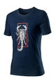 CASTELLI Kurzarm Fahrrad-Shirt - LOGO - Blau