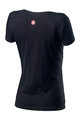 CASTELLI Kurzarm Fahrrad-Shirt - LOGO W LADY - Schwarz