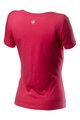 CASTELLI Kurzarm Fahrrad-Shirt - LOGO W LADY - Rosa