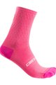 CASTELLI Klassische Fahrradsocken - PRO LADY - Rosa
