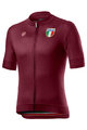 CASTELLI Kurzarm Fahrradtrikot - ITALIA 20 - bordeaux