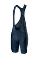 CASTELLI Kurze Fahrradhose mit Trägern - ITALIA 20 - Blau