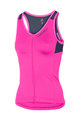 CASTELLI Ärmelloses Fahrradtrikot - SOLARE LADY - Hellblau/Rosa