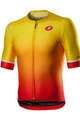 CASTELLI Kurzarm Radtrikot und Shorts - AERO RACE - Gelb/Schwarz