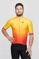 CASTELLI Kurzarm Fahrradtrikot - AERO RACE 6.0 - Rot/Gelb