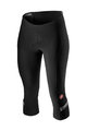 CASTELLI 3/4 lange Fahrradhose ohne Träger - VELOCISSIMA 2 LADY - Schwarz