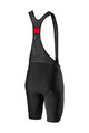 CASTELLI Kurze Fahrradhose mit Trägern - ENDURANCE 3 - Schwarz