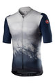 CASTELLI Kurzarm Radtrikot und Shorts - POLVERE - Grau/Schwarz