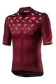 CASTELLI Kurzarm Radtrikot und Shorts - AVANTI - bordeaux/Schwarz