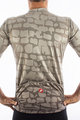 CASTELLI Kurzarm Fahrradtrikot - PAVE' - Braun