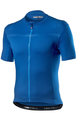 CASTELLI Kurzarm Radtrikot und Shorts - CLASSIFICA II - Blau/Schwarz