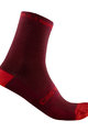 CASTELLI Klassische Fahrradsocken - SUPERLEGGERA T 12 - bordeaux