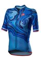 CASTELLI Kurzarm Fahrradtrikot - CLIMBER'S 2.0 LADY - Blau