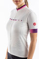 CASTELLI Kurzarm Radtrikot und Shorts - GRADIENT LADY II - Blau/Weiß