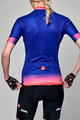 CASTELLI Kurzarm Fahrradtrikot - GRADIENT LADY - Lila/Rosa/Schwarz