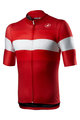 CASTELLI Kurzarm Radtrikot und Shorts - LA MITICA - Rot/Schwarz