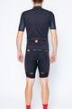 CASTELLI Kurzarm Radtrikot und Shorts - ENTRATA - Schwarz