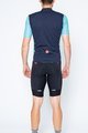 CASTELLI Kurzarm Radtrikot und Shorts - ENTRATA - Schwarz/Blau