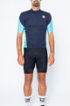 CASTELLI Kurzarm Radtrikot und Shorts - ENTRATA II - Schwarz/Blau