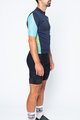 CASTELLI Kurzarm Radtrikot und Shorts - ENTRATA II - Schwarz/Blau