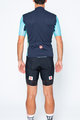 CASTELLI Kurzarm Radtrikot und Shorts - ENTRATA II - Schwarz/Blau