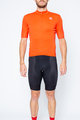 CASTELLI Kurzarm Radtrikot und Shorts - ENTRATA - Rot/Schwarz