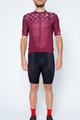 CASTELLI Kurzarm Radtrikot und Shorts - AVANTI - bordeaux/Schwarz