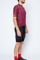 CASTELLI Kurzarm Radtrikot und Shorts - AVANTI - bordeaux/Schwarz