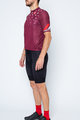 CASTELLI Kurzarm Radtrikot und Shorts - AVANTI - bordeaux/Schwarz