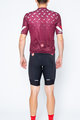 CASTELLI Kurzarm Radtrikot und Shorts - AVANTI - bordeaux/Schwarz