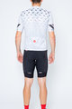 CASTELLI Kurzarm Radtrikot und Shorts - AVANTI - Schwarz/Silber/Grau