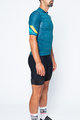 CASTELLI Kurzarm Radtrikot und Shorts - AVANTI II - Blau/Schwarz