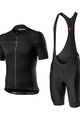 CASTELLI Kurzarm Radtrikot und Shorts - CLASSIFICA II - Schwarz